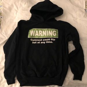 Girls Gymnastics hoodie.  Excellent condition. Like New.